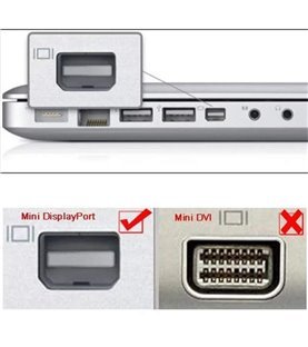 Cabo Adaptador Conversor Mini DisplayPort / Thunderbolt para HDMI - Compatível com MacBook e iMac - Goeik