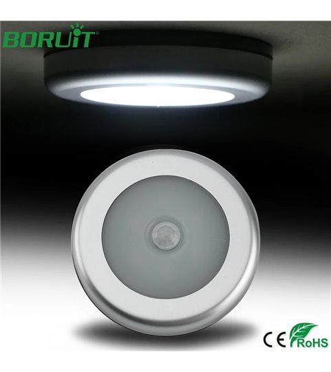 Foco Interior de 6 Leds com Sensor de Movimento - Goeik