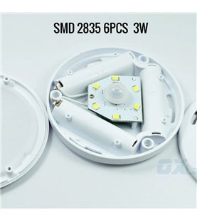 Foco Interior de 6 Leds com Sensor de Movimento - Goeik