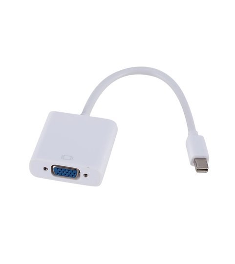 Cabo Adaptador Mini DisplayPort para VGA, Branco - Goeik