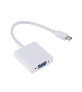 Cabo Adaptador Mini DisplayPort para VGA, Branco - Goeik