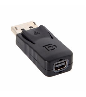 Adaptador DisplayPort Macho para Mini DisplayPort Fêmea - Preto - Goeik