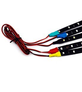 Tira de Leds, 12v - carro/mota/pc