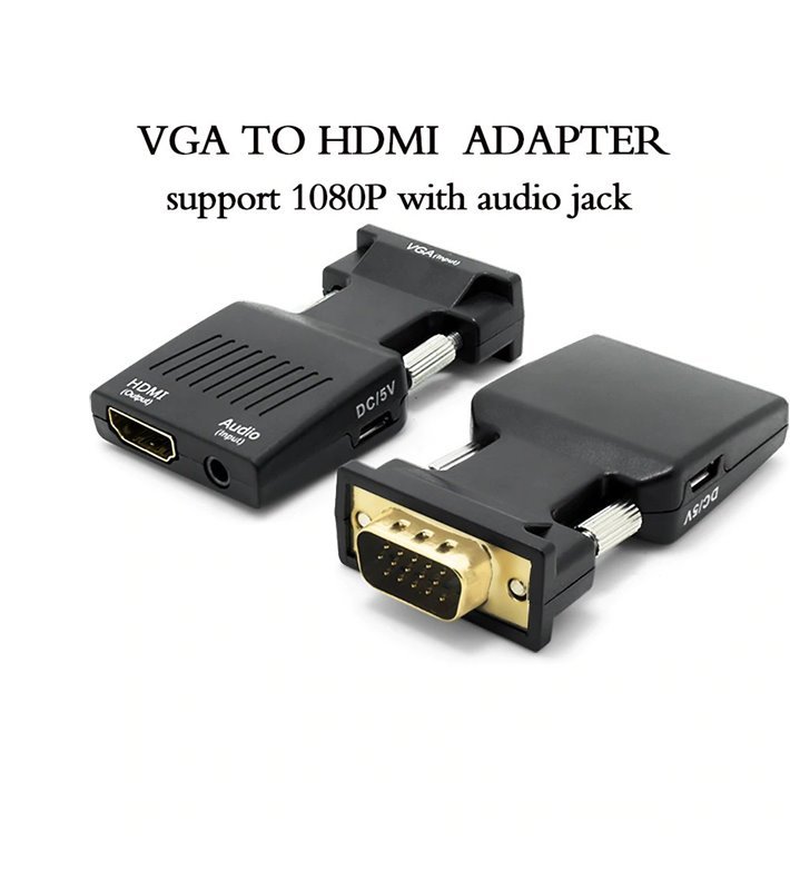 Adaptador Conversor VGA para HDMI