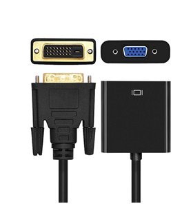 Cabo adaptador conversor DVI-D para VGA - Preto