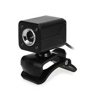 Webcam HD com Microfone para Computador com 4 LED  - USB 2.0 - Goeik