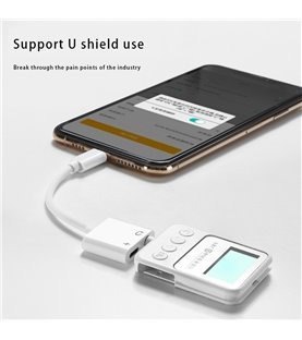 Cabo Adaptador para iPhone com Porta Lightning para Carregamento e Porta Jack 3.5mm para Auriculares - Goeik