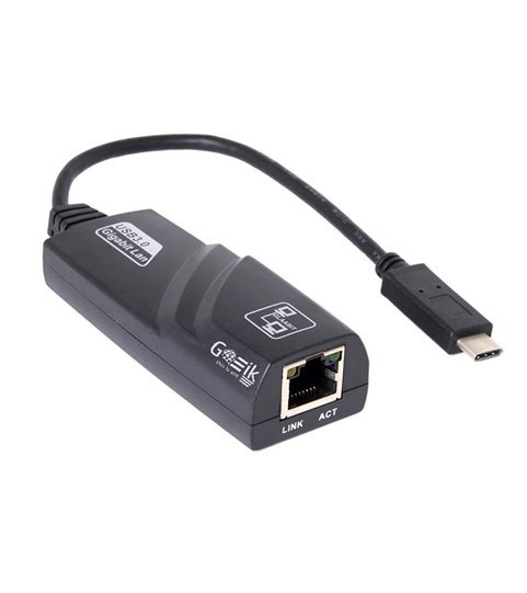 Cabo Adaptador Tipo-C 3.0 para RJ45 Gigabit Lan - Goeik