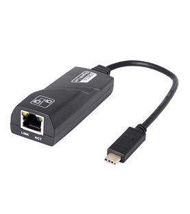 Cabo Adaptador Tipo-C 3.0 para RJ45 Gigabit Lan - Goeik