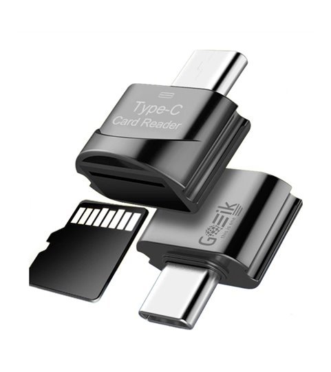 Leitor de Cartões de Memória Micro SD (TF) para Telemóveis e Computadores com Porta USB 3.0 Tipo-C - Goeik