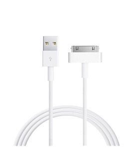 Cabo de carregamento para iPhone, iPad e iPod - 1m - Branco