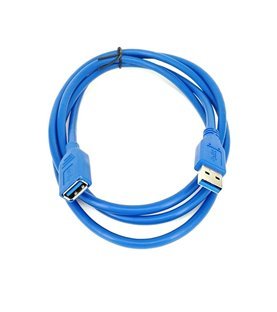 Cabo Extensor USB 3.0 com 1 metro - Azul