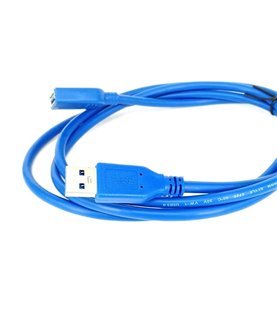 Cabo Extensor USB 3.0 com 1 metro - Azul