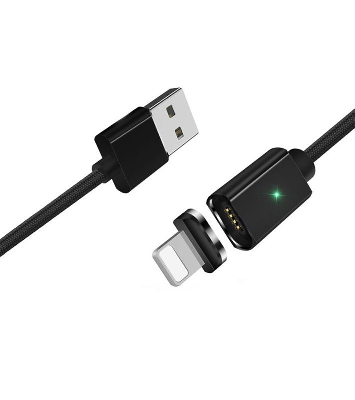 Cabo USB Magnético + Ponta Magnética Lightning para iPhone - Goeik