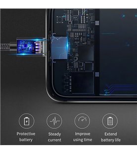Cabo USB Magnético + Ponta Magnética Lightning para iPhone - Goeik