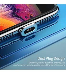 Cabo USB Magnético + Ponta Magnética Lightning para iPhone - Goeik