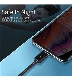 Cabo USB Magnético + Ponta Magnética Lightning para iPhone - Goeik