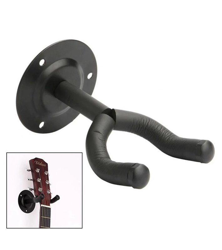 Suporte de Parede para Guitarra – Preto - Goeik