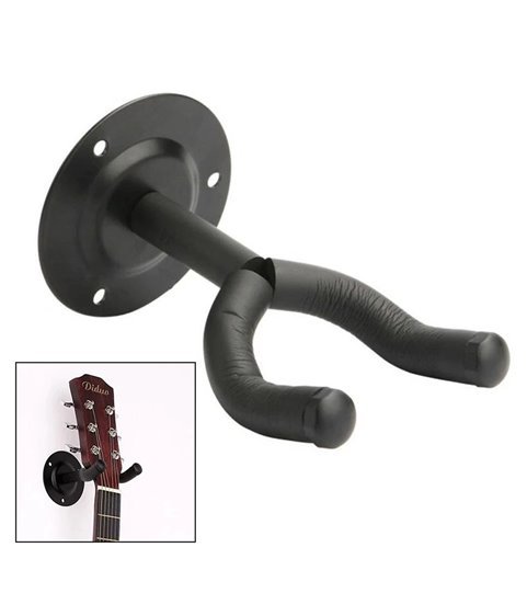 Suporte de Parede para Guitarra – Preto - Goeik