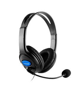 Headset para Gaming com Microfone e Cancelamento de Ruído – Preto e Azul - Goeik