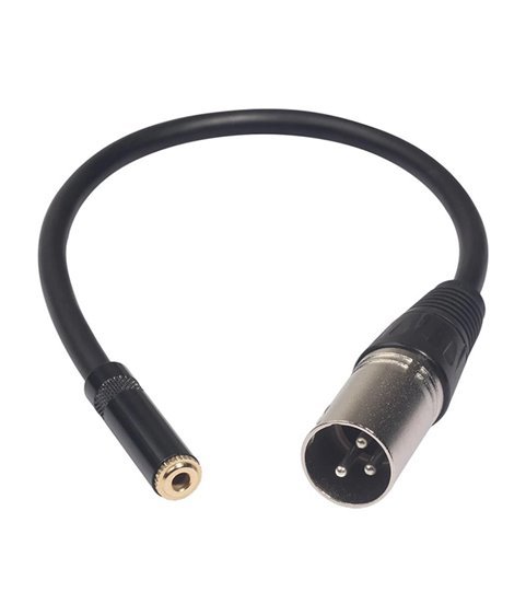 Cabo Jack 3.5mm Fêmea para XLR Macho – Goeik