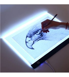 Mesa Ultrafina de Desenho ou de Cópia 36*28cm, com Placa de Luz Led com Três Níveis de Intensidade de Luz - Goeik