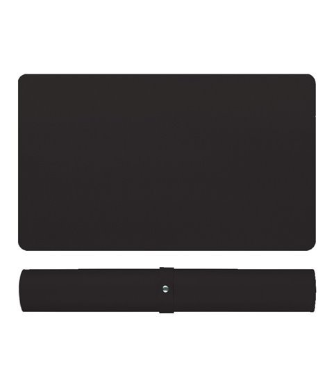 Tapete de Secretária 100x60cm, para Teclado e Rato, com Base Antiderrapante – Preto – Goeik