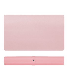 Tapete de Secretária 80x40cm para Teclado e Rato, com Base Antiderrapante – Rosa – Goeik