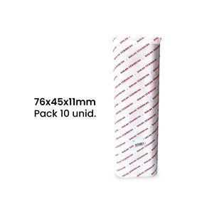 Rolo de Papel Térmico 76x45x11mm - Pack de 10 unid. - Goeik