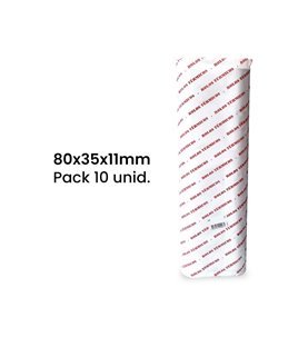 Rolo de Papel Térmico 80x35x11mm - Pack de 10 unid. - Goeik