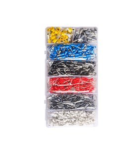 Alicate de Cravar Terminais Tubulares, com Conjunto de 1900 Terminais – Goeik