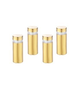 Parafusos de Fixação de Vidro 12*30mm, em Aço Inoxidável Dourado – 4 unidades – Goeik