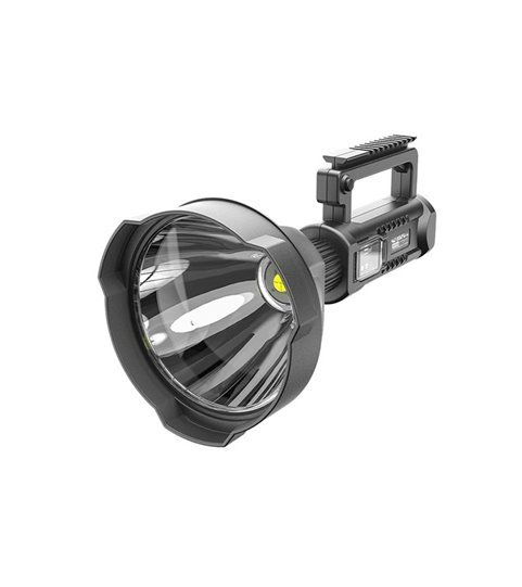 Lanterna / Holofote Portátil Recarregável, de 30W, com Tripé, Cabo e 4 Intensidades de Luz - Goeik