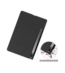 Capa Magnética Dobrável com Abertura de Caneta, para Lenovo Tab 12 Pro – Preto – Goeik