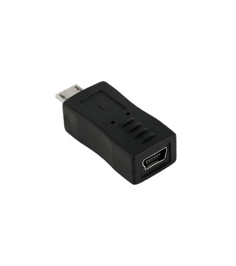 Adaptador Mini USB para Micro USB – Preto - Goeik