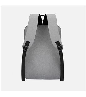 Mochila Multifunções 15.6'', Impermeável, com Ranhura para cabo USB para Carregamento - Cinza - Goeik