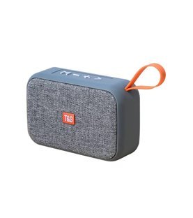 Coluna Bluetooth Portátil TG506, com Leitor de Cartões SD, AUX, FM - Cinzento