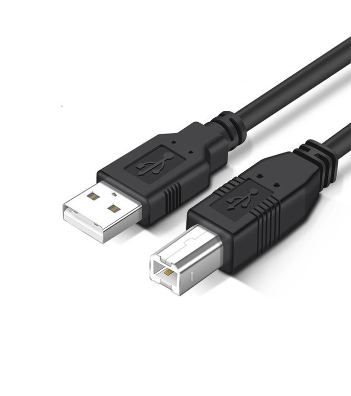 Cabo USB de 1.5 metros, para Impressora – Preto – Goeik