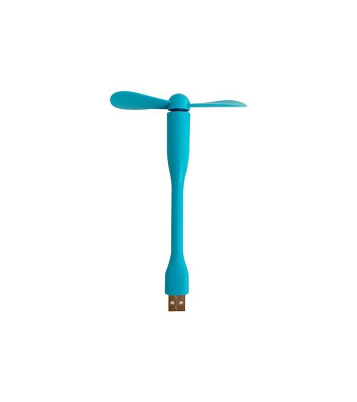 Mini Ventoinha USB Portátil, Flexível e Silenciosa para Computador Azul - Goeik