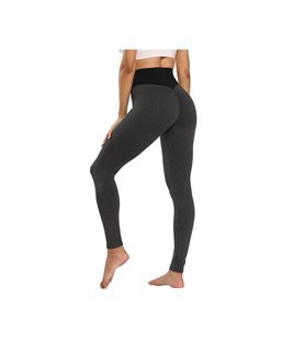 Leggings Desportivas Push-Up S, de Cintura Subida, Preto - Goeik