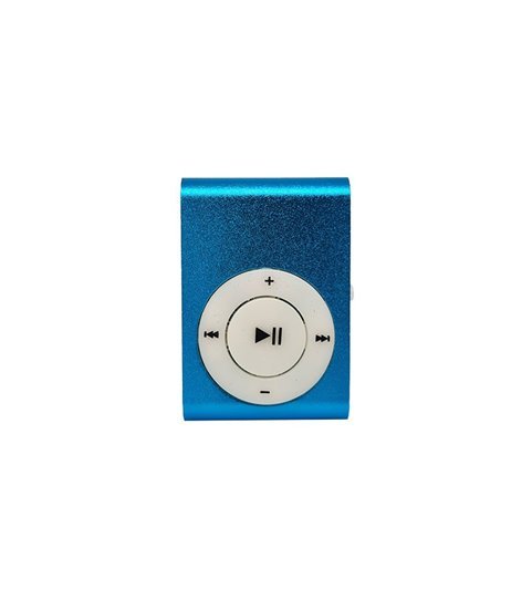 Mini Leitor MP3 com Clipe de Suporte, Azul - Goeik