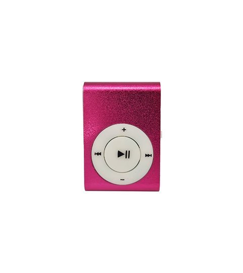 Mini Leitor MP3 com Clipe de Suporte, Rosa - Goeik