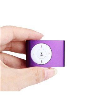 Mini Leitor MP3 com Clipe de Suporte, Laranja - Goeik
