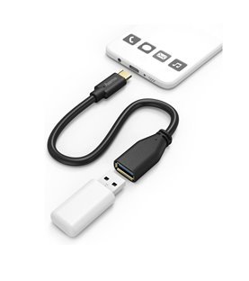 Cabo Adaptador Tipo-C para USB - Hama