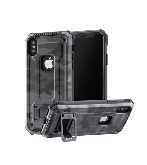 Capa Army Cinzento para iPhone X/XS - Hama