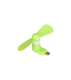 Mini Ventoinha USB Tipo-C Portátil, Verde - Goeik