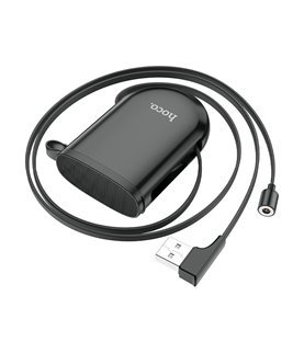 Estojo com Cabo de Carregamento USB, com Ponta Magnética Tipo-C, Micro USB e Lightning, Hoco S50 3-in-1 - Preto