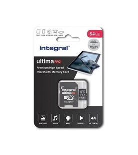 Cartão de Memória Integral Micro SD Class 10 4K, de 64GB