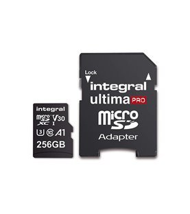 Cartão Memória Micro SD Class 10, 4K, de 256GB - Integral