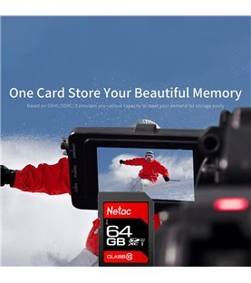 Cartão SD P600 Netac, de 64GB